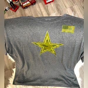 Dallas Cowboys Authentic 2XL Women’s Camo accented t-shirt